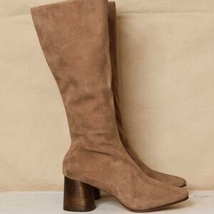 Huma Blanco Harlow Tall Boot Latte Suede new